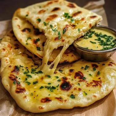 Cheese Garlic Naan at Guru Kripa, Pachpadra