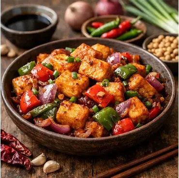 Paneer Chilli Dry at Guru Kripa, Pachpadra